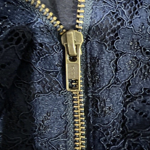 Diane Von Furstenberg Dress 2 Blue Lace Zarita Lace Sheath Dress DVF - Picture 6 of 13